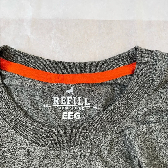 Refill New York T-Shirt  Cotton Blend Gray - Picture 5 of 6
